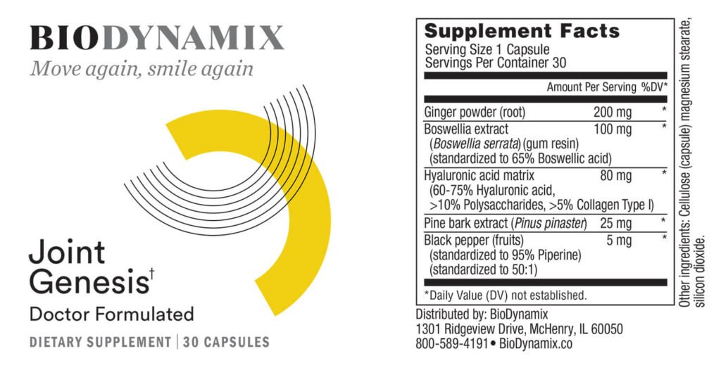 joint genesis ingredients