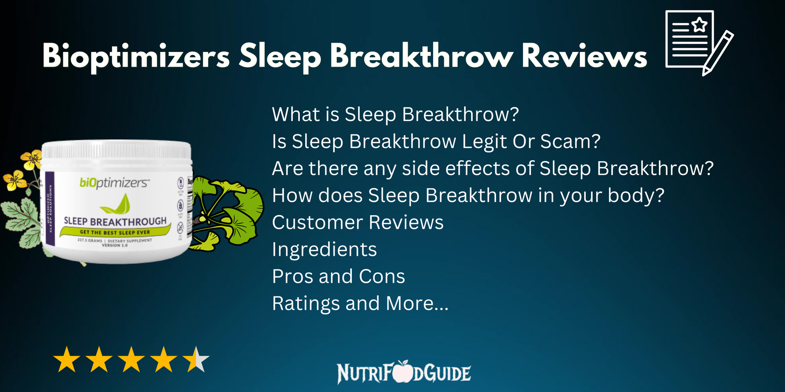 You are currently viewing Bioptimizers Sleep Breakthrough Reviews – Is it Legit Or Scam?