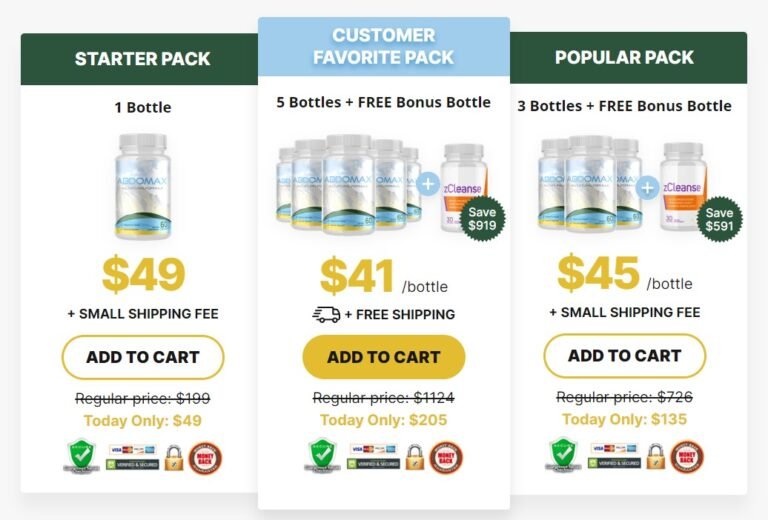 Abdomax Price