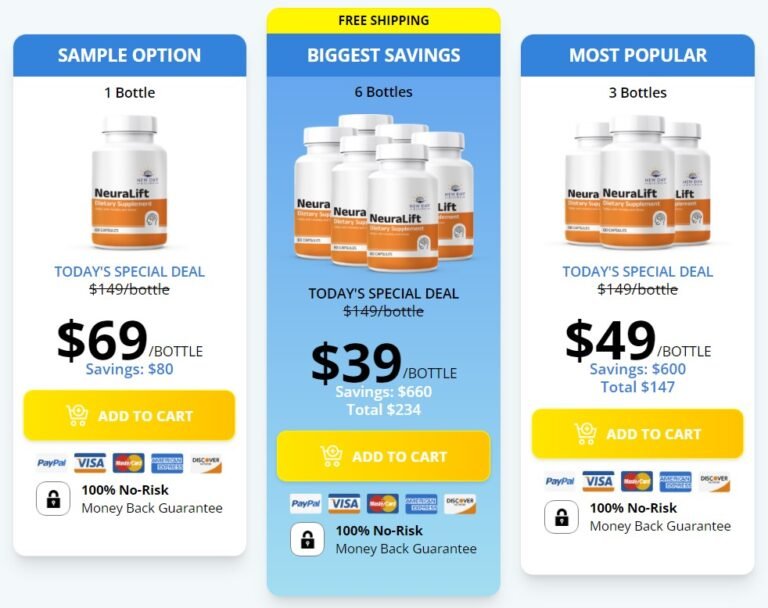 NeuraLift Price