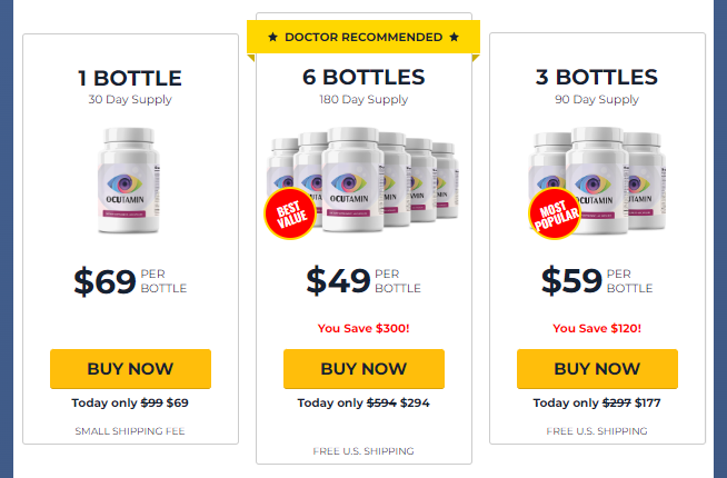 Pricing of Ocutamin