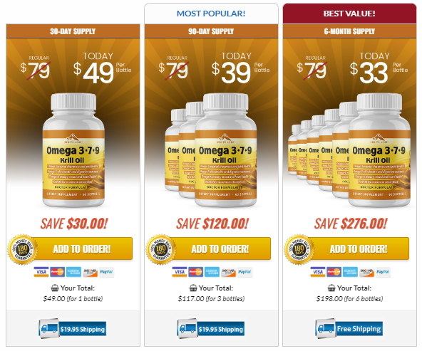 Omeg 3-7-9 Krill Oil Price
