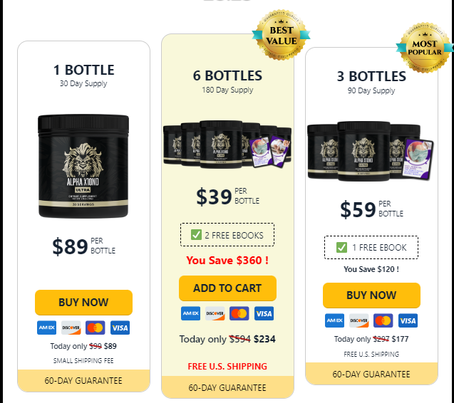 Pricing of Alpha 10X Ultra