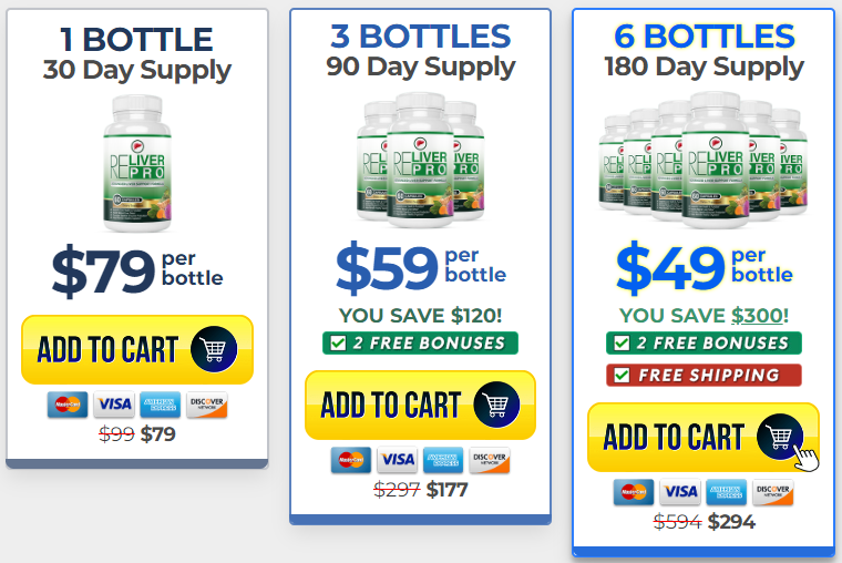 RELIVER PRO PRICE