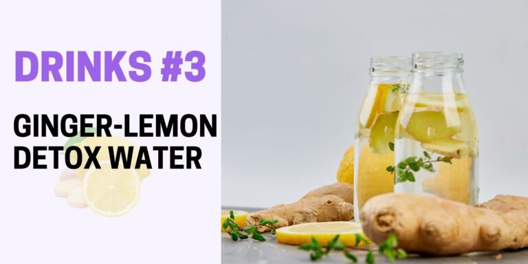 Ginger-Lemon Detox Water
