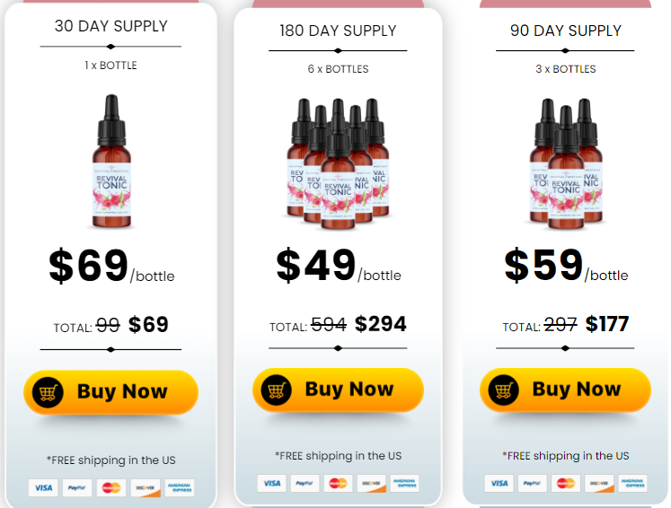 Revival Tonic Price