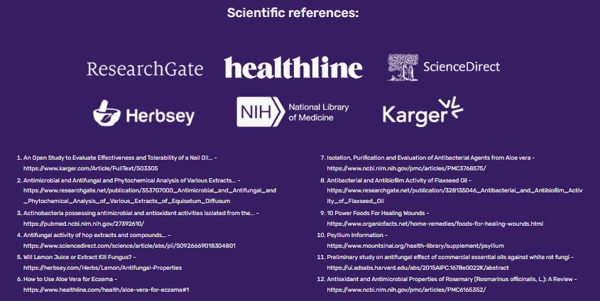 SupraNail Scientific References