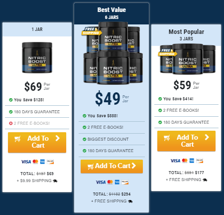 Nitric Boost Ultra Price
