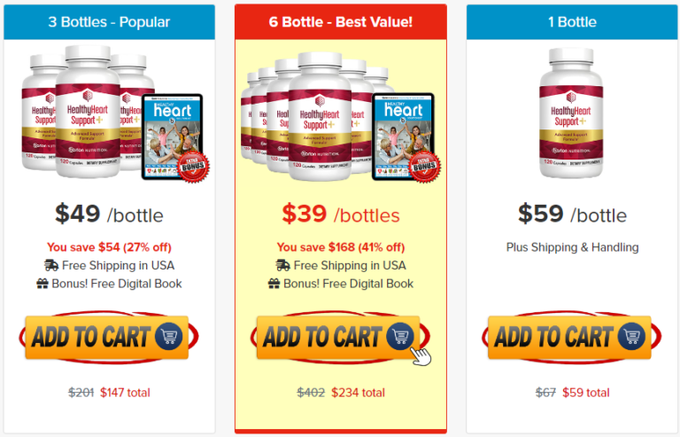 Healthy Heart Support+ Price
