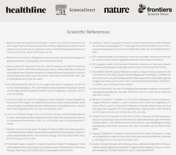 ProstaLite Scientific References