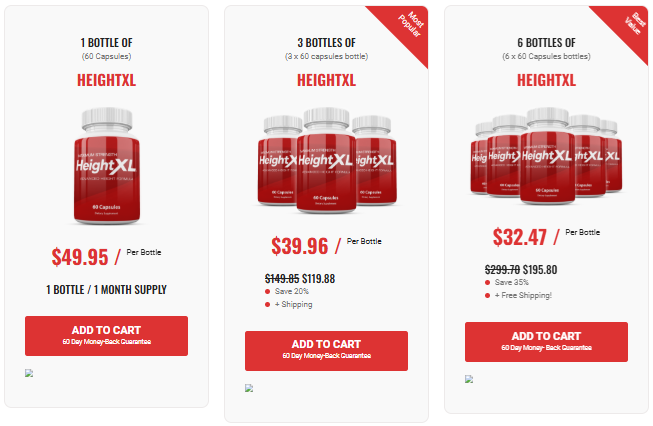 HeightXL Price
