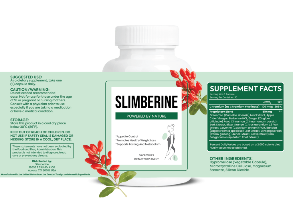 Slimberine ingredients