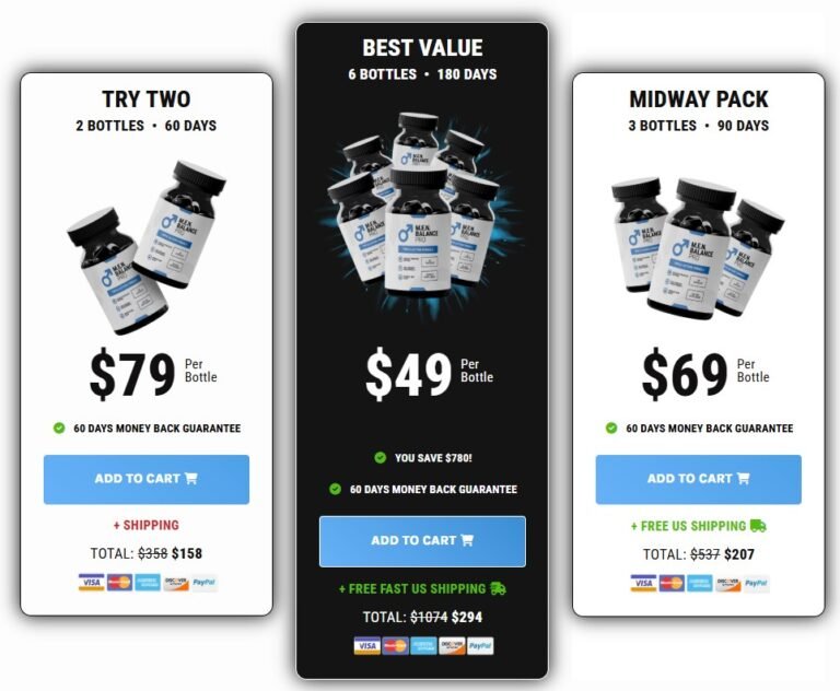 MEN Balance Pro Review Price