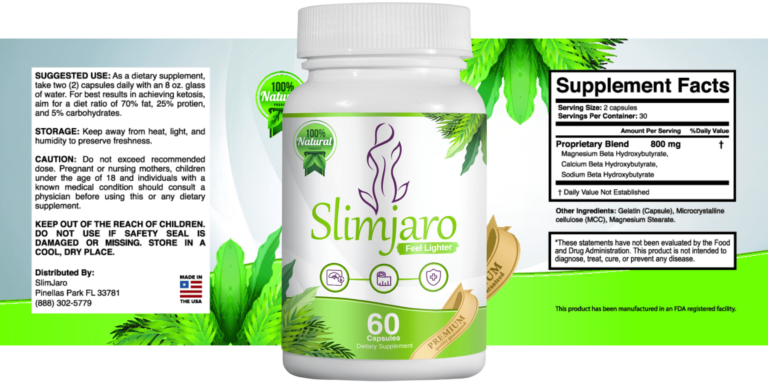 Slimjaro ingredients fact