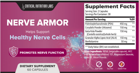 Nerve Armor Supplement Facts