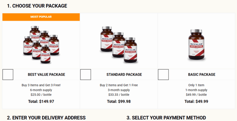 NuviaLab Sugar Control Price