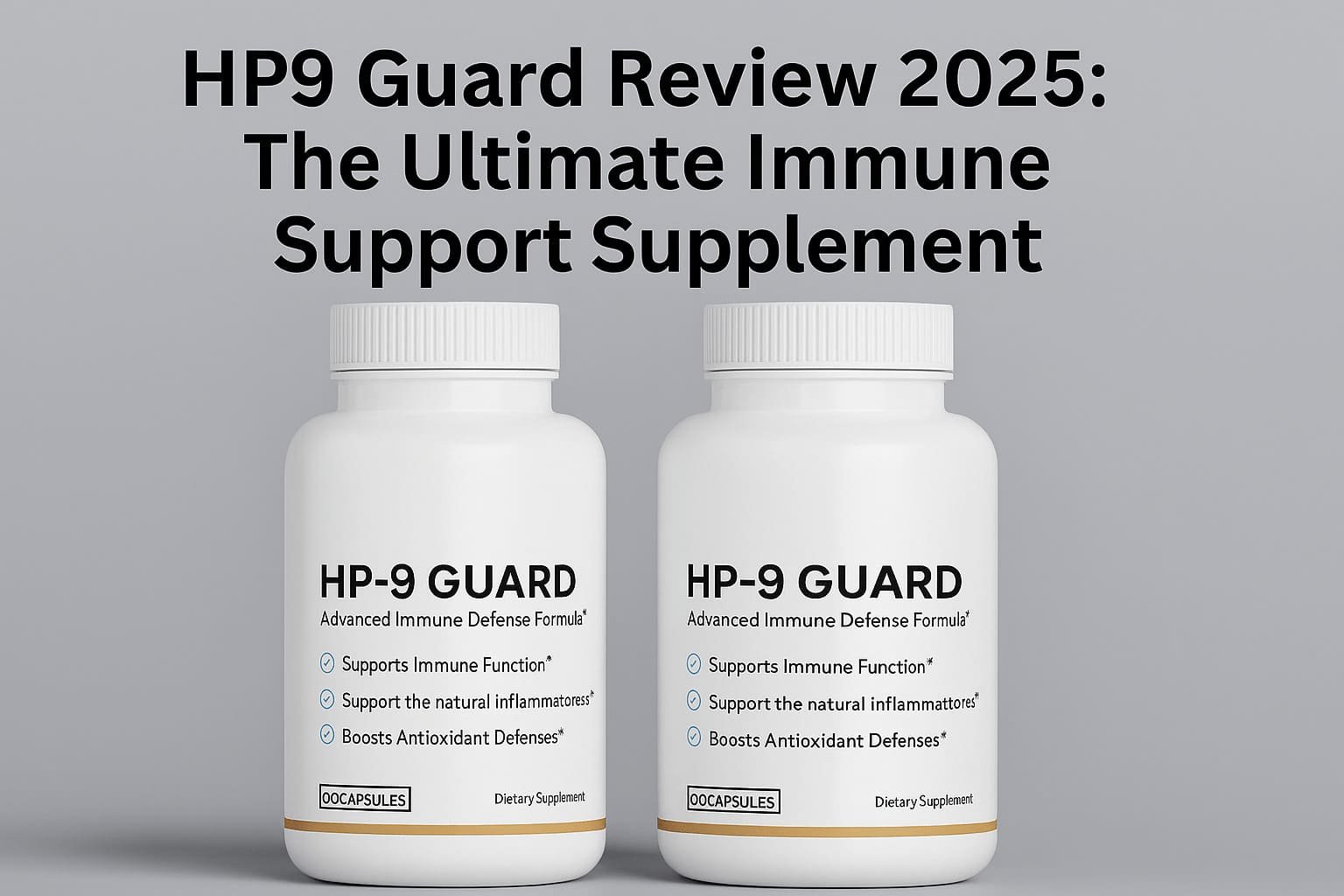 You are currently viewing HP9 Guard Review 2025: The Ultimate Immune Support Supplements!